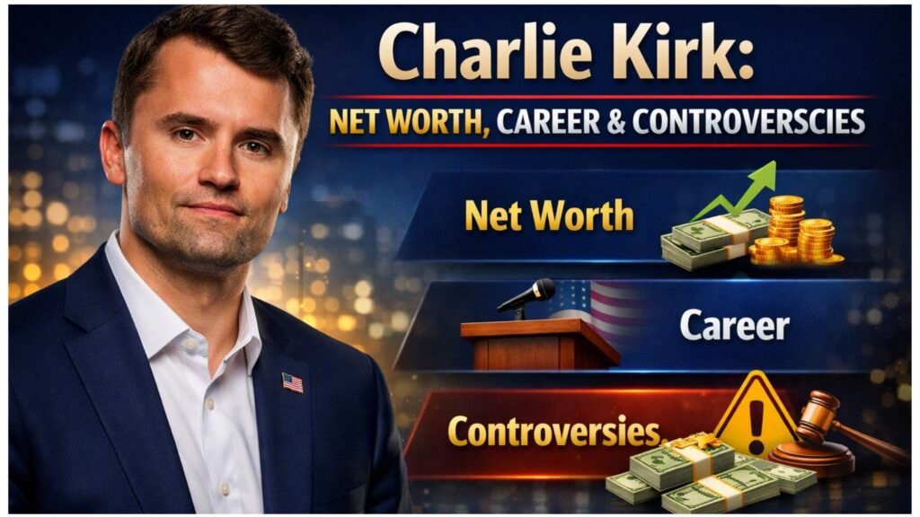 Charlie Kirk: Net Worth, Career, Controversies, and the Shooting That Ended His Life