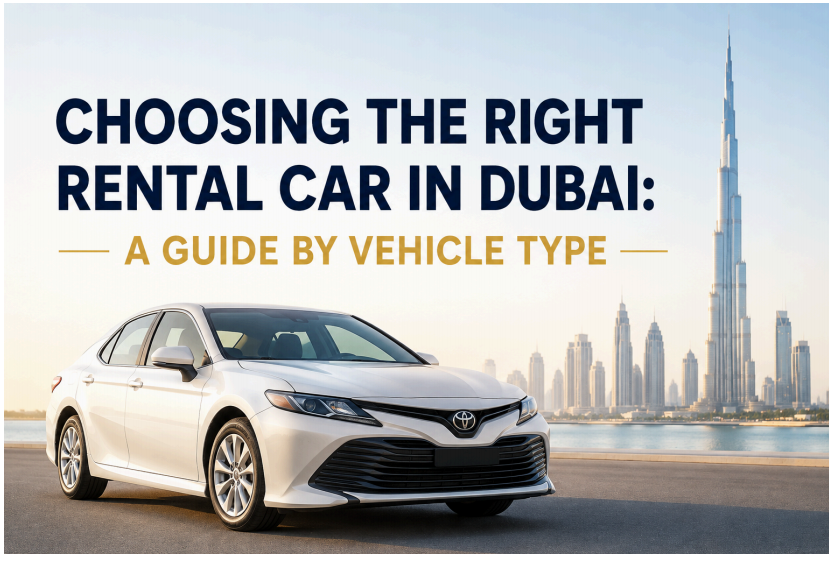 Choosing the Right Rental Car in Dubai: A Guide by Vehicle Type